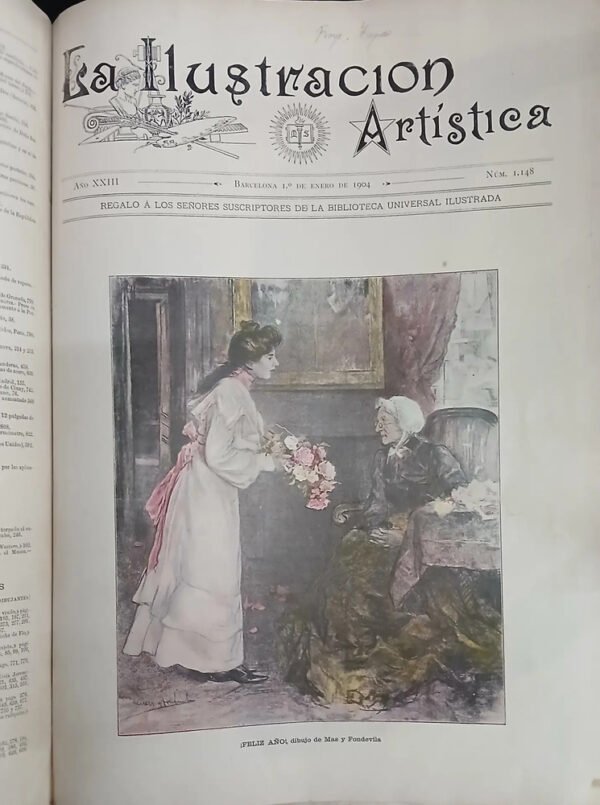 908072-MLA85351122188_062025 La Ilustración Artística Tomo Xxiii 1904 - Montaner Y Simón