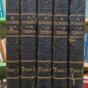 908463-MLA88307082238_072025 El Hombre Y La Tierra, 5 Tomos, Eliseo Reclus