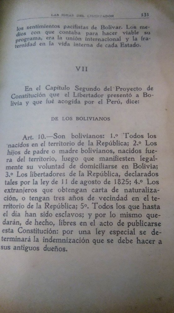 Las Ideas Del Libertador - Toro Anda, Jorge
