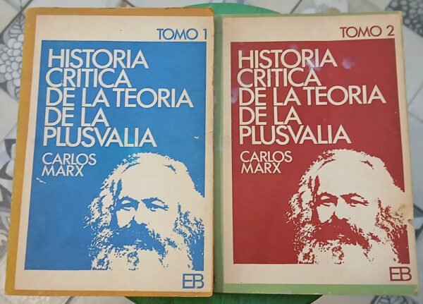 Historia Crítica De La Teoría De La Plusvalía T 1 Y 2 - Marx
