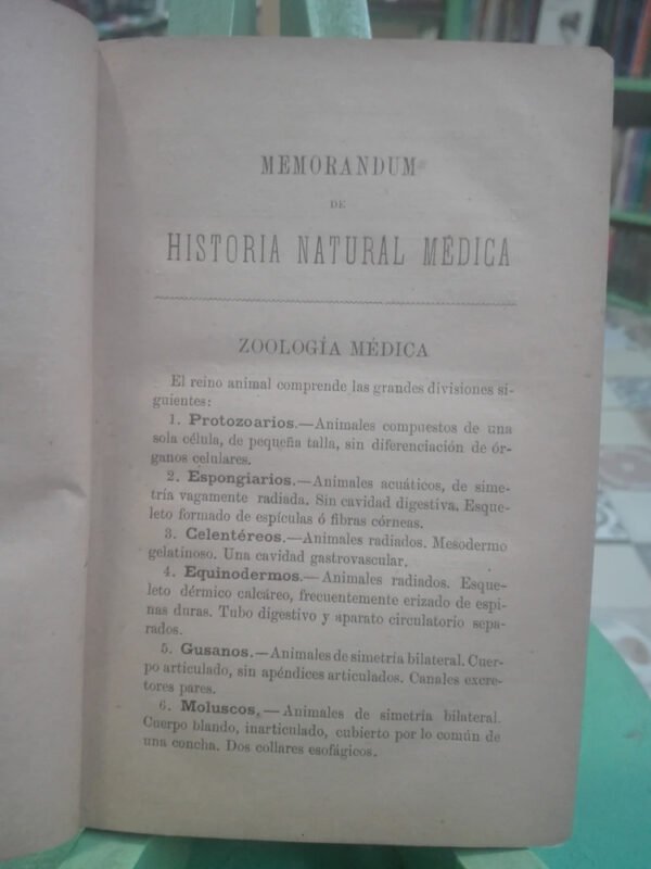 Memorandum De Historia Natural Médica - Pablo Lefert