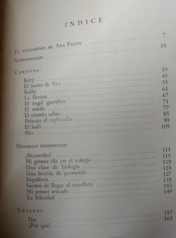 Cuentos De Ana Frank - Cuentos, Memorias Y Ensayos