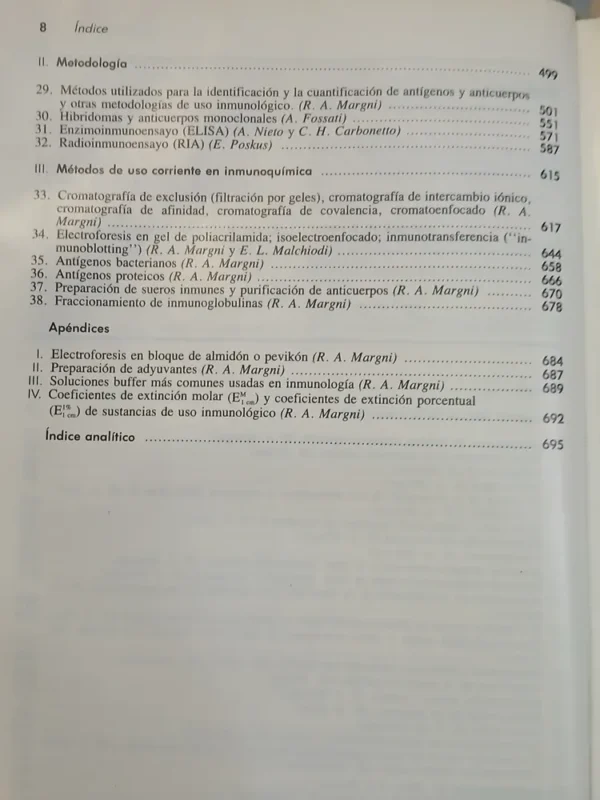 916864-MLA88562150445_072025 Inmunología E Inmunoquímica - Ricardo Margni 4ta Edición