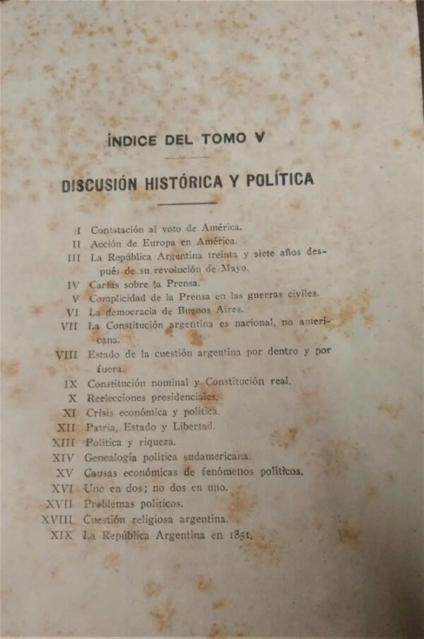 Juan Bautista Alberdi - Obras Selectas Tomo V