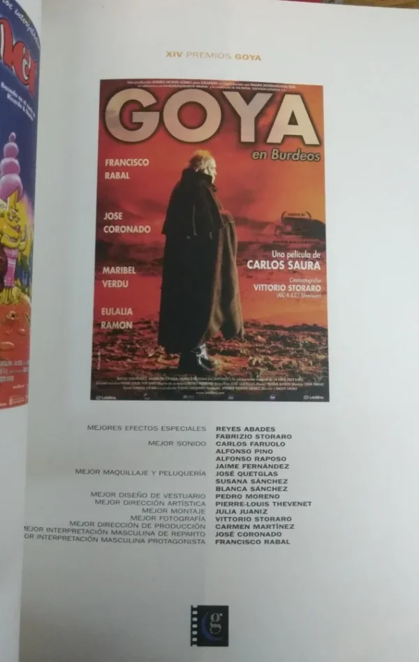 919729-MLA51388796932_092022 Academia De Las Ciencias Cinematográficas De España Xiv Goya