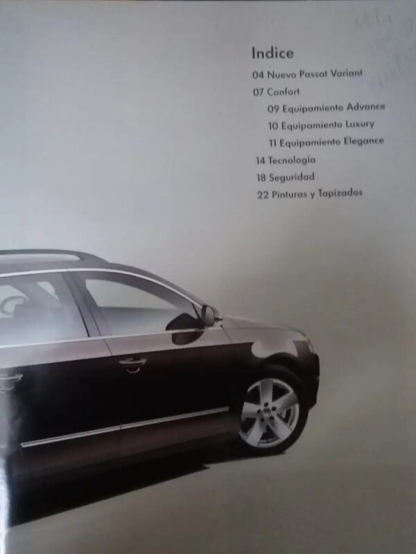 Catálogo - Nuevo Passat Variant Volkswagen