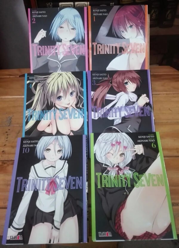 Trinity Seven (lote 6 Números: 1-4, 6, 10) Kenji Saito Ivrea
