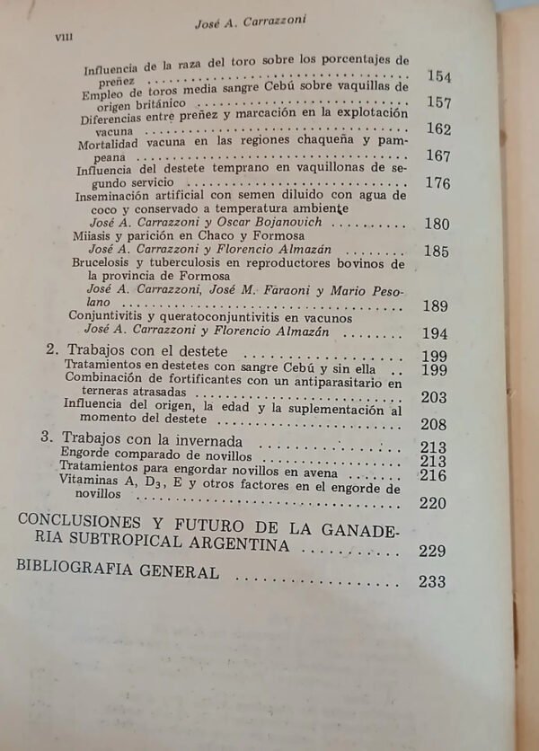 Ganadería Subtropical Argentina - José Ándres Carrazzoni