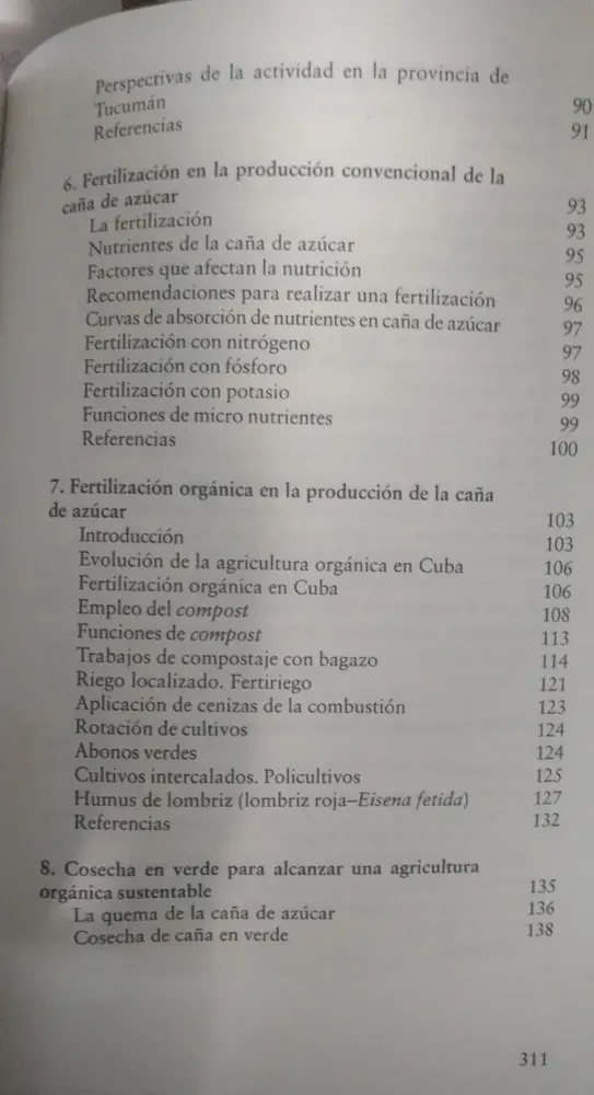 Producción Orgánica Integral D Caña De Azúcar Horacio Antoni