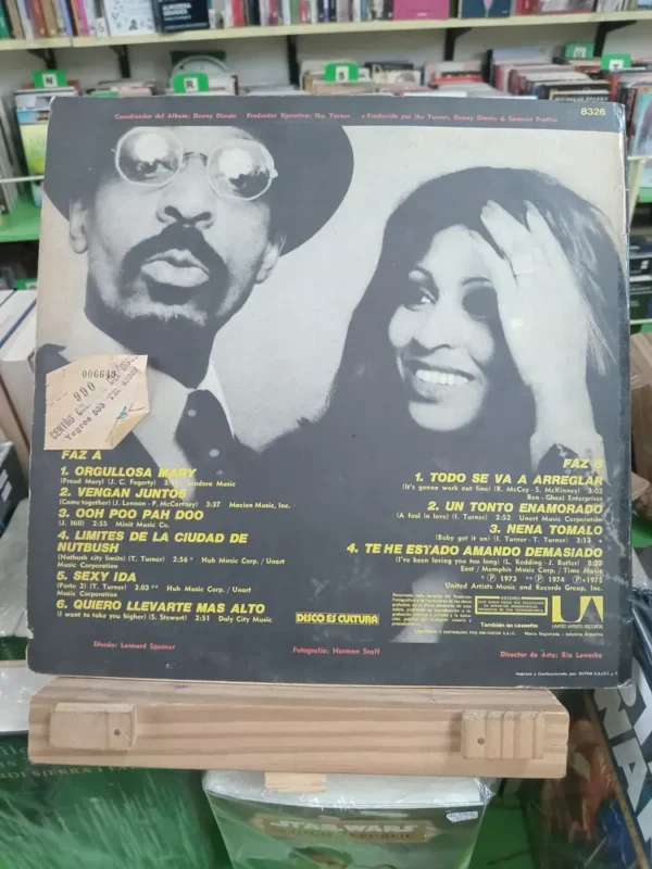 Ike Y Tina Turner Los Grandes Éxitos. Long Play Vinilo Origi Estándar