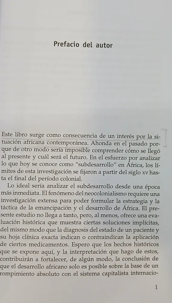 Como Europa Subdesarrolló África - Walter Rodney