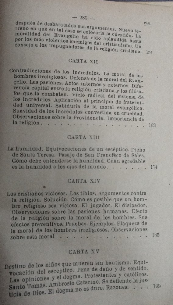 Balmes - Cartas A Un Escéptico -