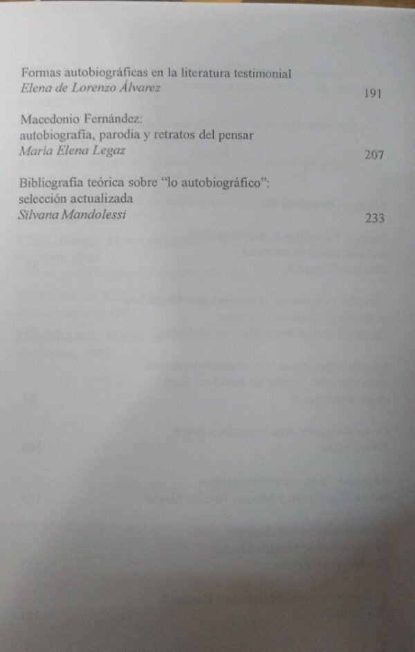 934147-MLA71064323558_082023 Desde La Niebla Autobiografía En Literatura Argentina. Legaz