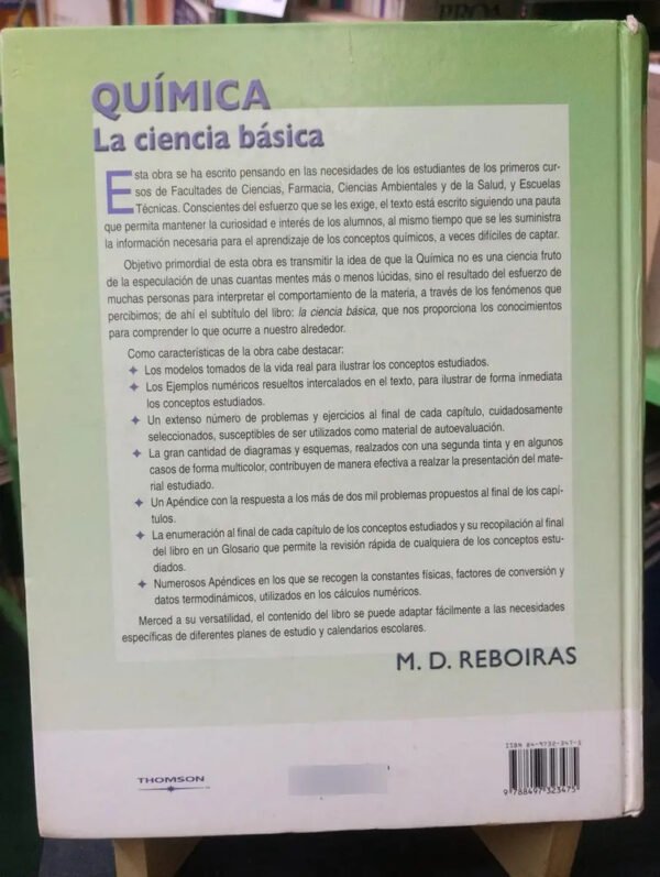 Química La Ciencia Básica Miguel Domínguez Reboiras  Thomson