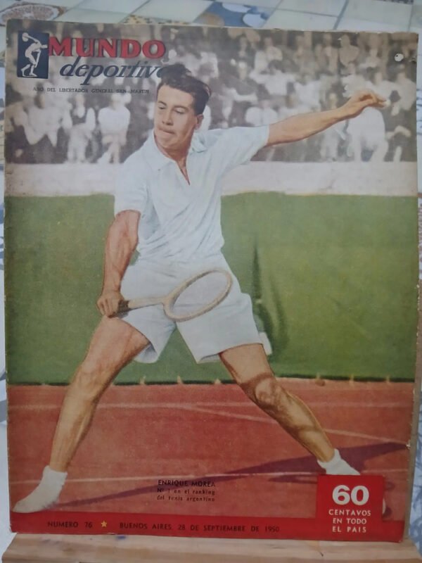 938894-MLA81887618495_012025 Mundo Deportivo Nro. 76 - Buenos Aires 28 De Septiembre 1950
