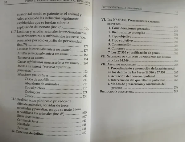 Protección Penal A Los Animales - Despouy Santoro Rinaldoni