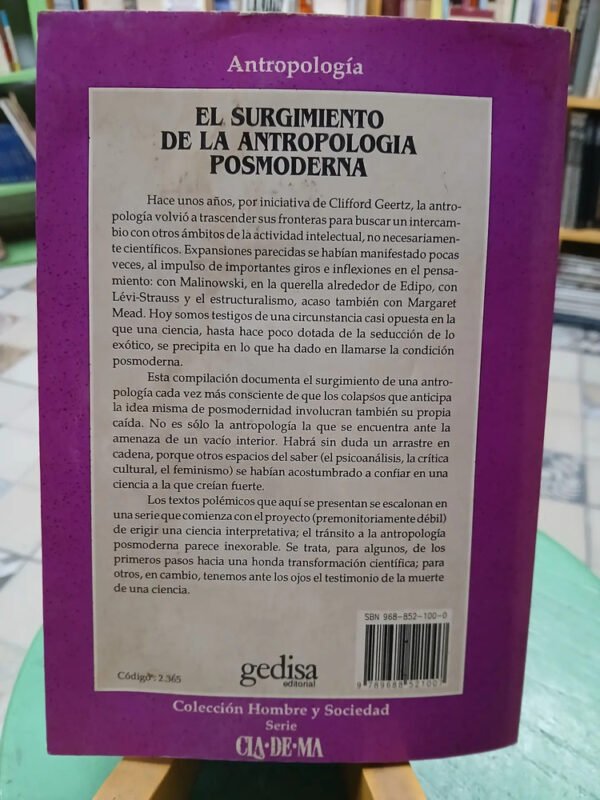 943554-MLA82712790285_022025 El Surgimiento De La Antropología Posmoderna-geertz,clifford