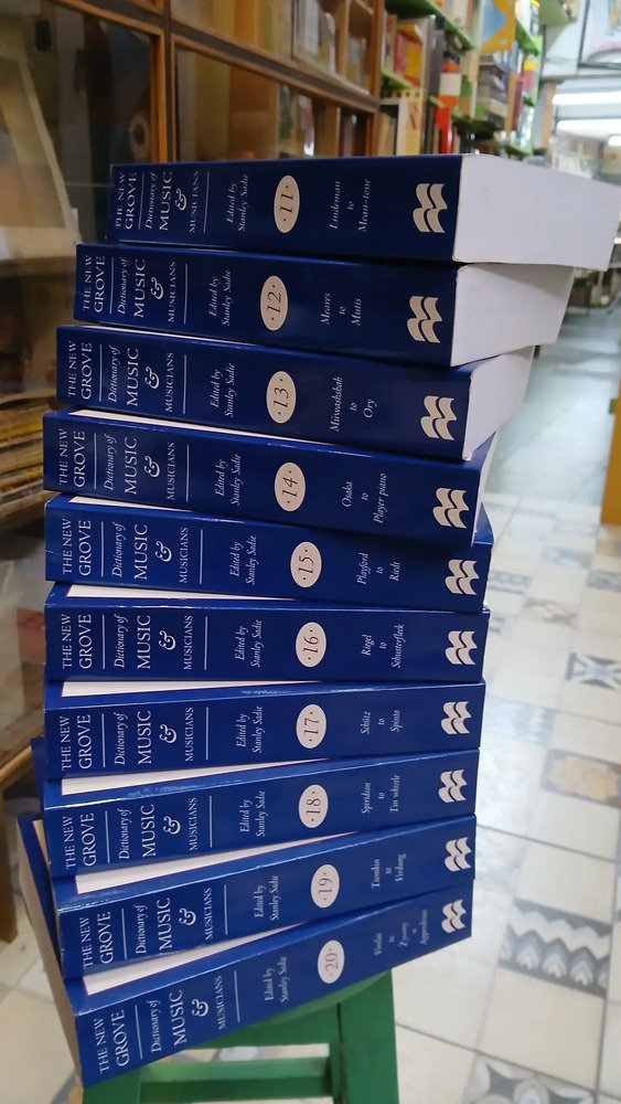 20 Tomos The New Grove Dictionary Of Music & Musicians Sadie