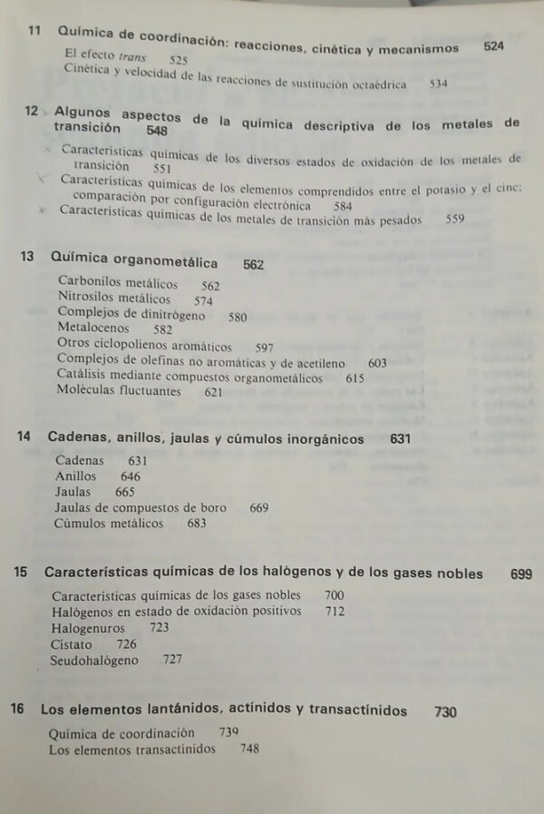 Química Inorgánica. Princ. Estructura Y Reactividad - Huheey