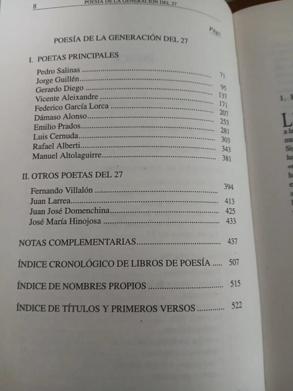 Poesía De La Generación Del 27 - Víctor De Lama