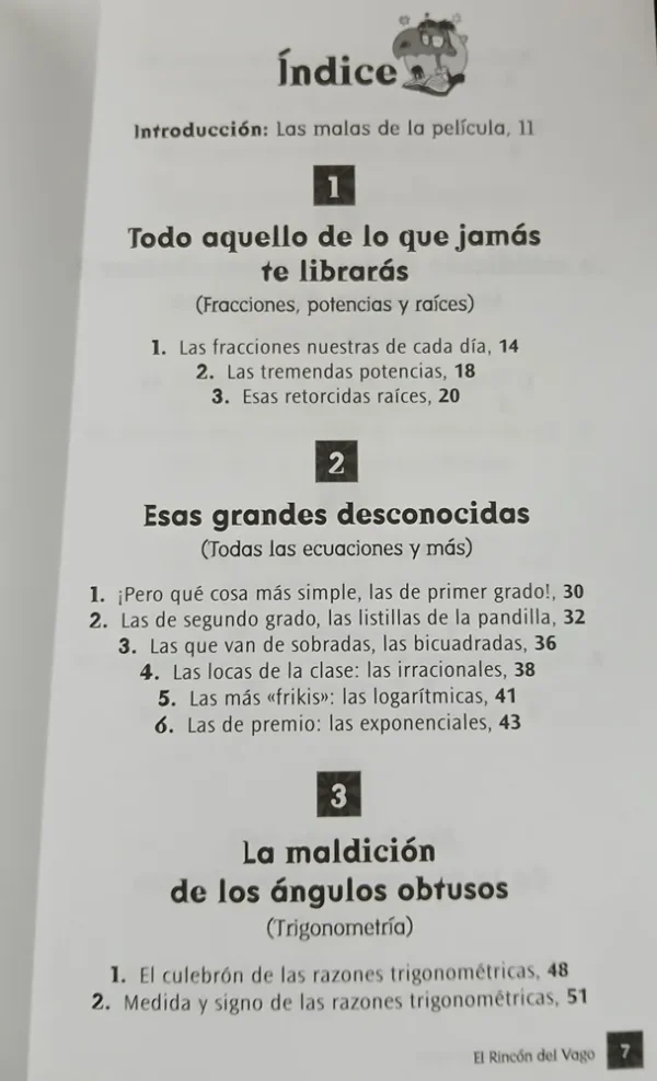 956384-MLA97228117439_112025 Matemáticas Para Vagos El Rincón Del Vago Espasa Calpe 2007