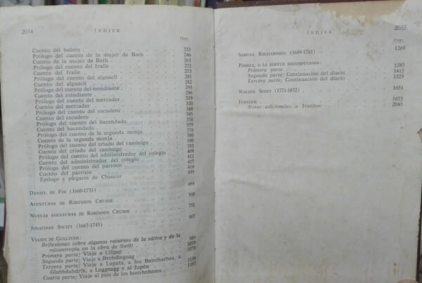 956907-MLA75982133679_042024 Maestros Ingleses Tomos 1 Y 2 - Jane Austen, J. Swift, Etc.