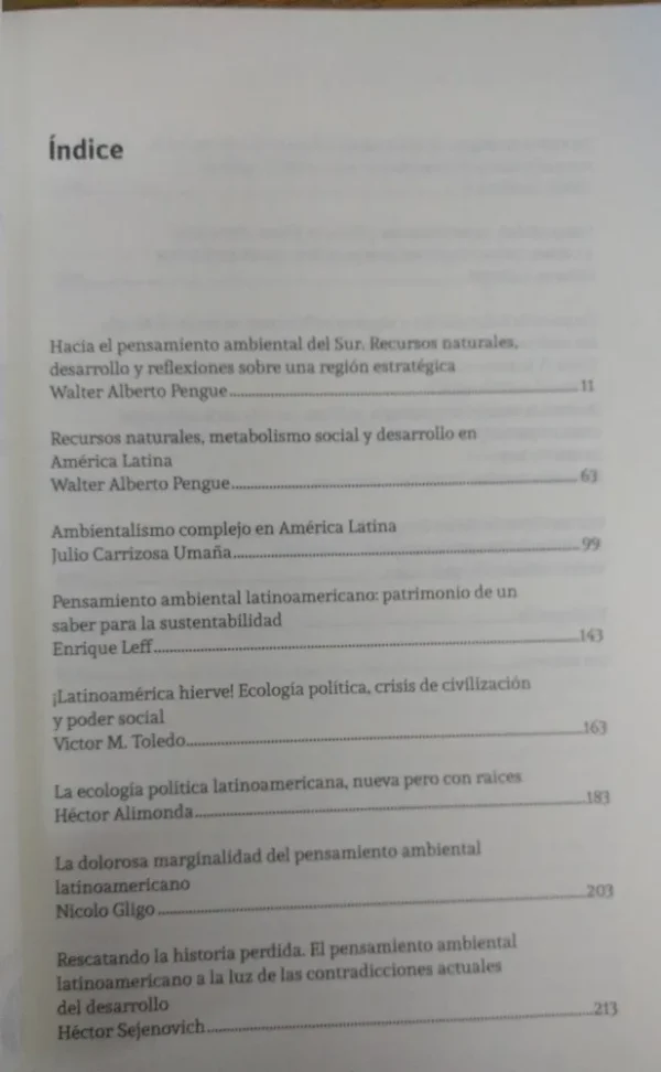 962840-MLA45598706942_042021 El Pensamiento Ambiental Del Sur - Walter Pengue -compilador