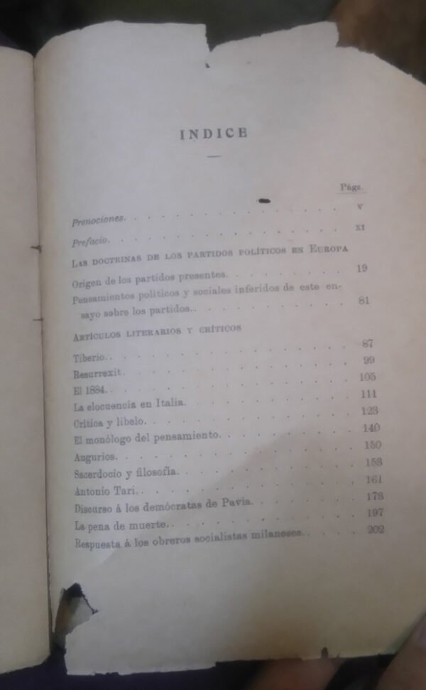 Las Doctrinas De Los Partidos Políticos En Europa Juan Bovio