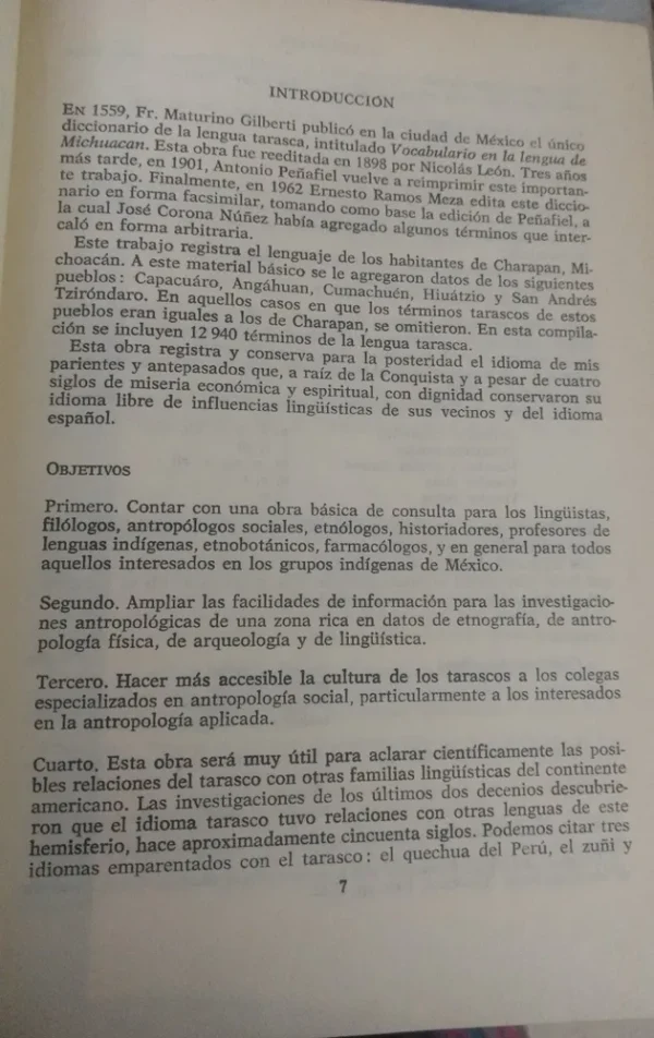 Diccionario De Lengua Phorhépecha - Pablo Velásquez Gallardo
