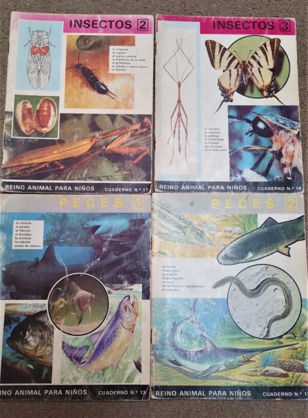 Reino Animal Para Niños - Lote 17 Números - 1969