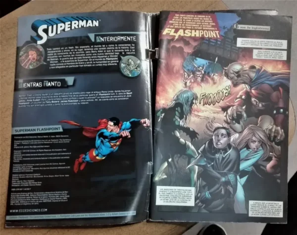 970433-MLA71675006417_092023 Lote 5 Revistas Flashpoint - Superman Jla Titanes - Dc Ecc