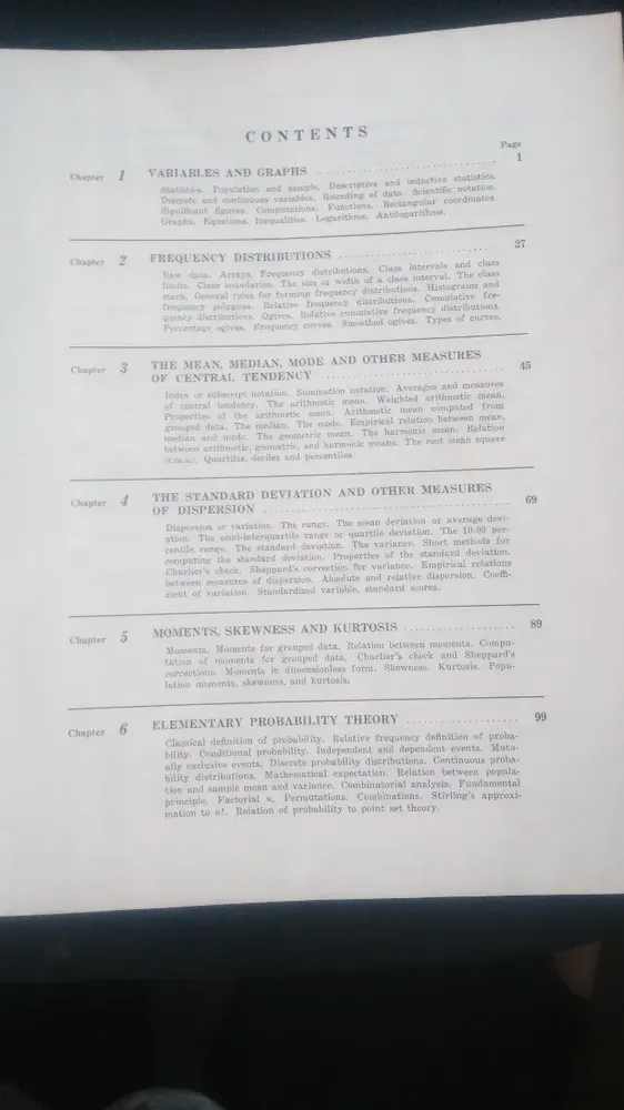 Schaum's Outline Of Theory And Problems Of Statistics