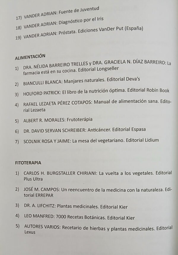 Medicina Biológica Y Curas Naturales - Juan Oscar Mitchell