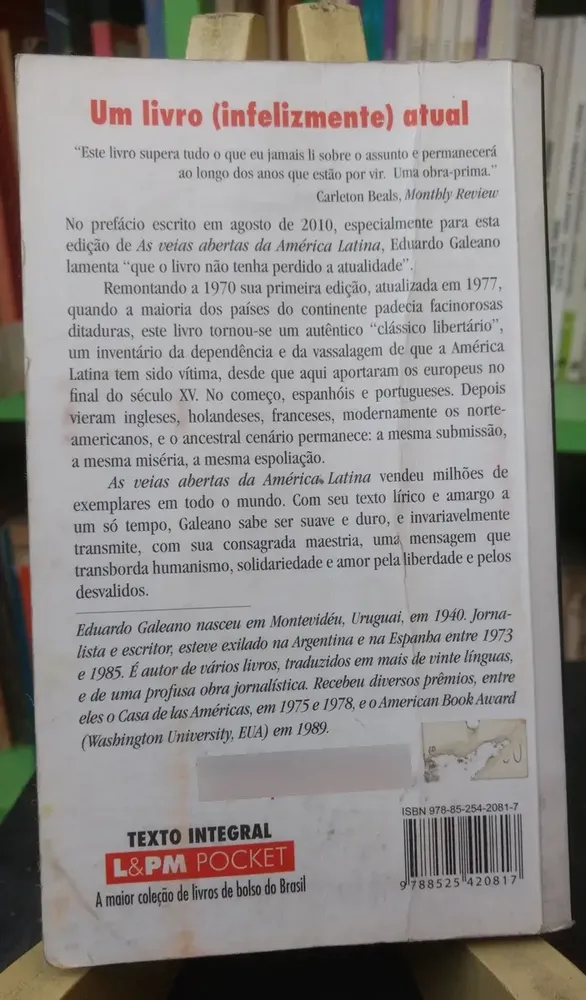 As Vaias Abertas Da América Latina - Eduardo Galeano