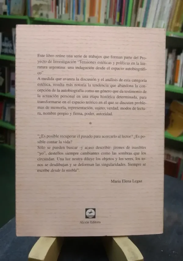 975119-MLA71064519842_082023 Desde La Niebla Autobiografía En Literatura Argentina. Legaz