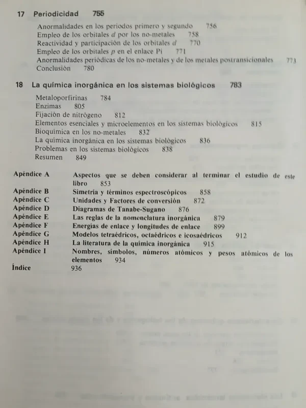 Química Inorgánica. Princ. Estructura Y Reactividad - Huheey