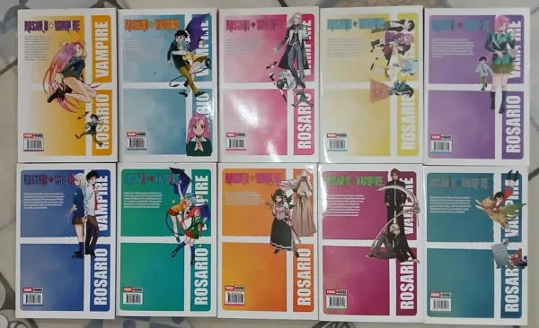 979710-MLA86523718010_062025 Rosario + Vampire - Akihisa Ikeda (lote 10 Números)