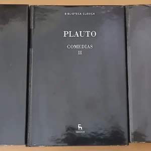 Plauto - Comedias T. 1, 2 Y 3 - Ed. Gredos
