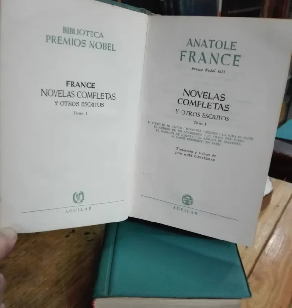 Anatole France Novelas Completas Y Otros Escritos Vol. 1,2,3