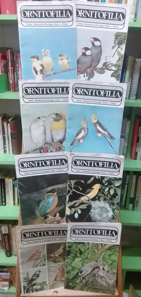 984939-MLA77708432714_072024 Pack 8 Números Revista Ornitofilia - Ornitología - 1970-1972