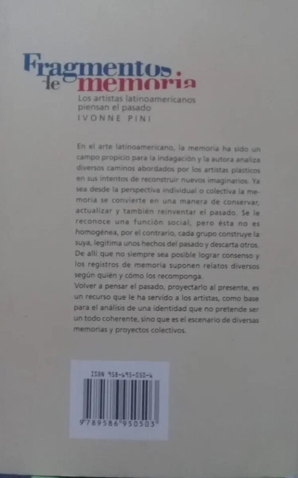 985329-MLA44527129887_012021 Fragmentos De Memoria - Ivonne Pini