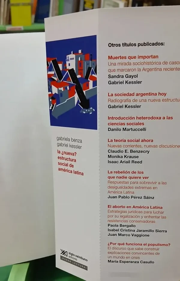 988924-MLA108177725018_032026 La Nueva Estructura Social De América Latina - Benza Kessler