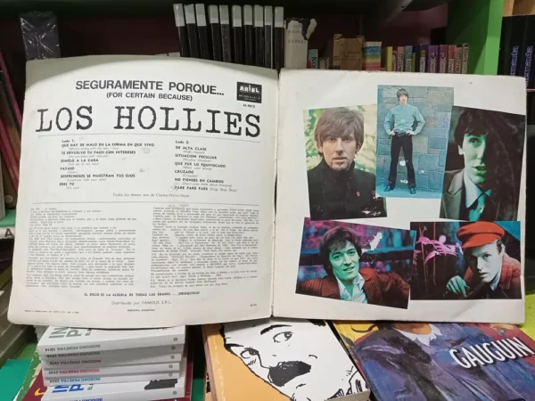 The Hollies, For Certain Because, Long Play Vinilo 1967 Estándar