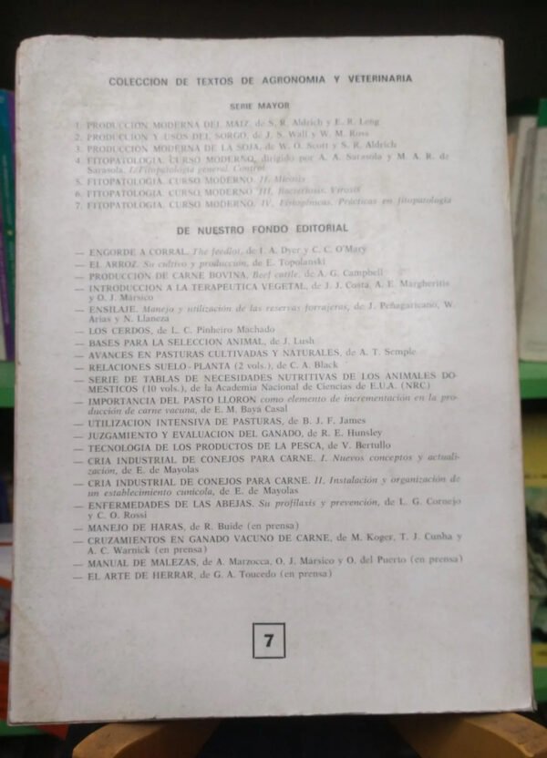 Fitopatología: Curso Moderno Tomo Iv - Sarasola