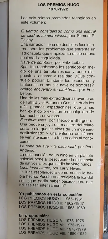 Los Premios Hugo 1970 - 1972 Vol. 4 - Isaac Asimov