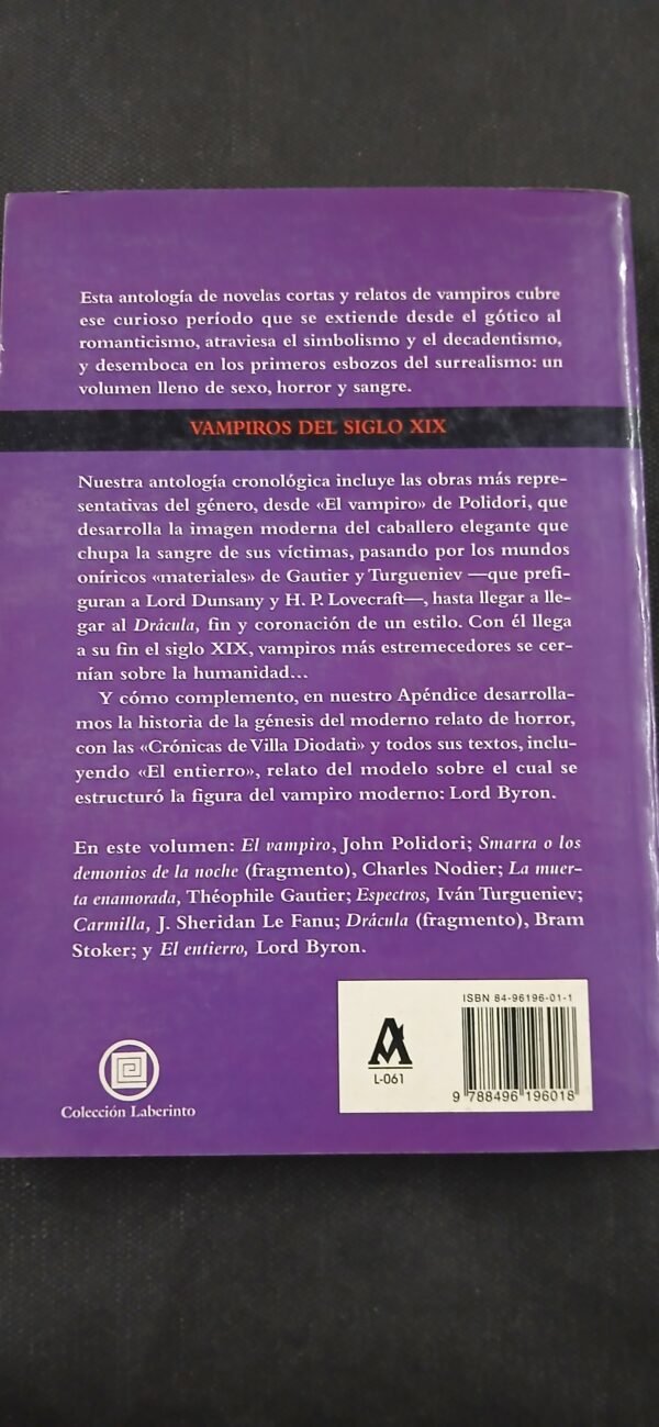 Sangre y Rosas Vampiros Del Siglo XIX