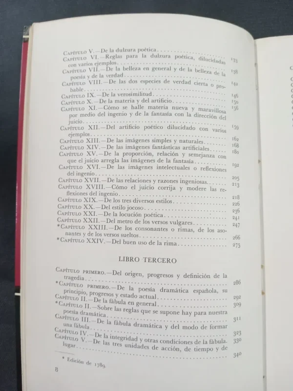 La Poética De Ignacio De Luzán - Ediciones 1737 Y 1789