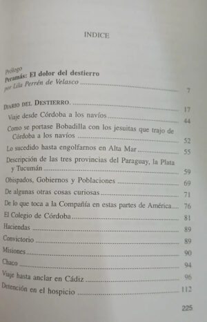 Diario Del Destierro - José Manul Peramás S.j.