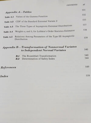 Probability Concepts In Engineering Planning And Design- Ang