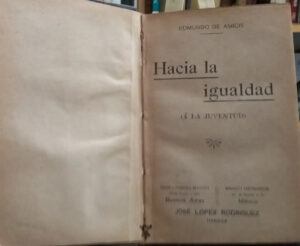 610772-MLA45607776652_042021 Hacia La Igualdad - Edmundo De Amicis